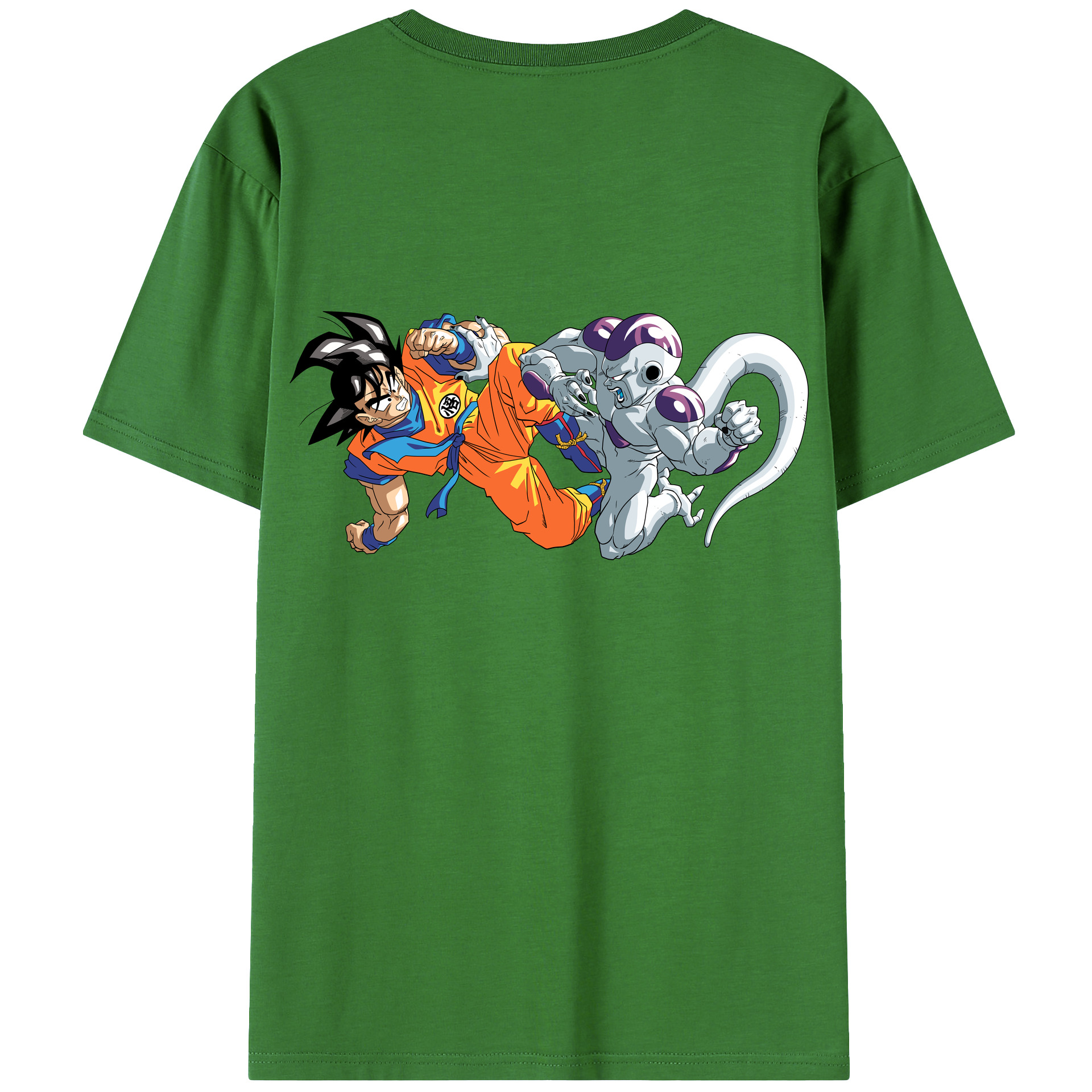 （画像用） ドラゴンボール 孫悟空（そん ごくう）Son Goku カカロット DRAGON BALL Kakarotto レディース半袖Tシャツ(バックプリント)